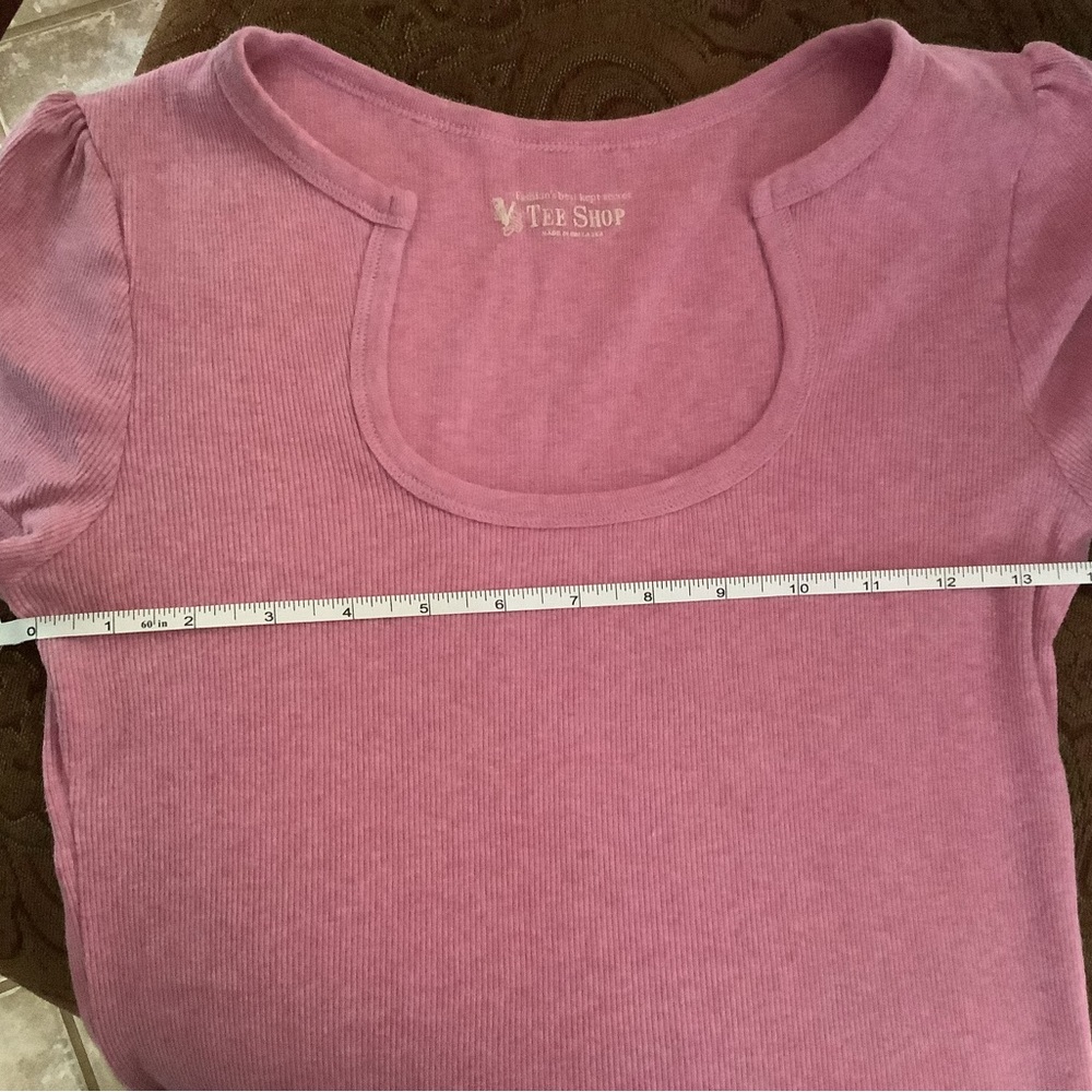 Victoria’s Secret top. Unique “u” neckline. Sz. S in a dusty pink - Picture 7 of 8